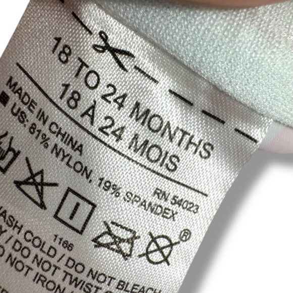 Janie & Jack Long Sleeve Rash Guard, Floaty Flamingo Print, Size 18-24 Months - Picture 6 of 11